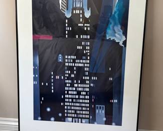 Georgia O'Keeffe "Radiator Building – Night, New York" 1988 Art Institute of Chicago Exhibition Poster