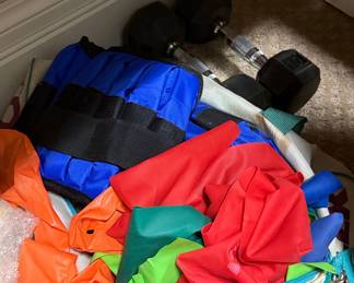 Set of Dumbbells and Resistance Bands