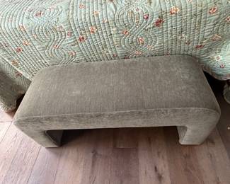 Upholstered Waterfall Bench