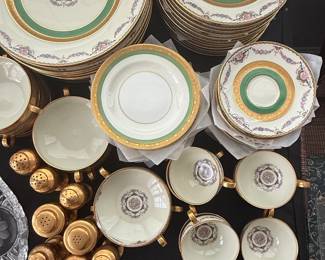 Theodore Haviland Limoges Ivory China Dinnerware Set