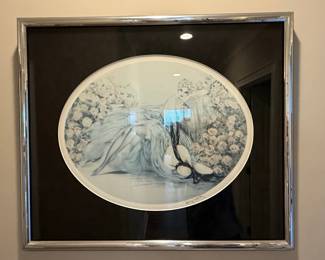 Louis Icart 'La Belle Rose' Decorative Print