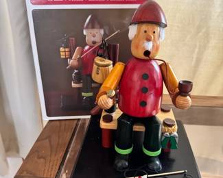 Holiday Living Smoker Fisherman Incense Burner