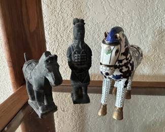 Terracotta Warrior Figurine Horse  Painted Figure