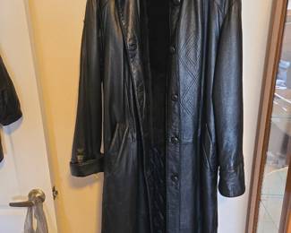 Real Leather, Fur, Long Coat