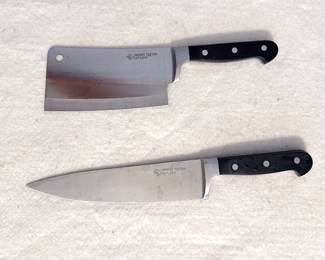 Harris Teeter Cutlery - cleaver & chef's knife 