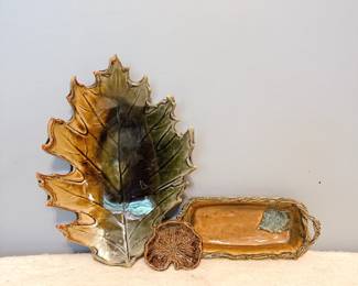 Ceramic Leaf Decor 