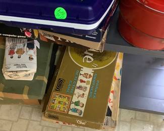More games.  Also a little if sewing items, Vintage patterns.