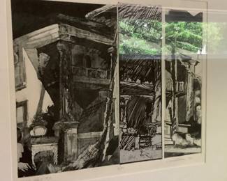 One of Conrad’s art pieces.