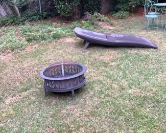 A fire pit to sit by or roast marsmellows. 