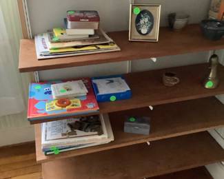 Some of the books on shelves in front bedroom.