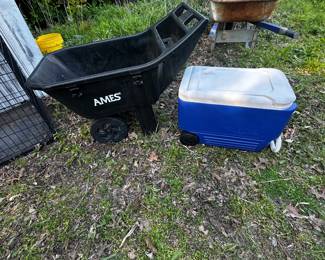 Garden cart, rolling cooler