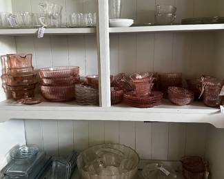 Pink depression glass, Fire King