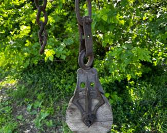 Old Industrial pulley