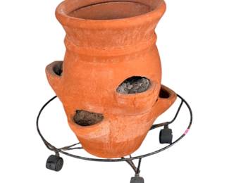 Handmade strawberry pot