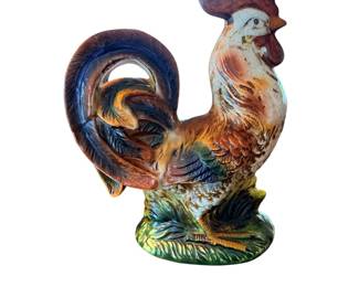Ceramic rooster