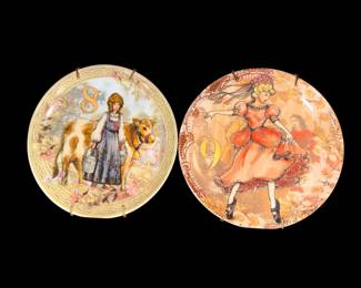 Pottery barn plates. The 12 days of Christmas.