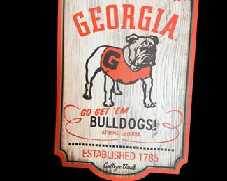 Georgia Bulldogs  wall plaque