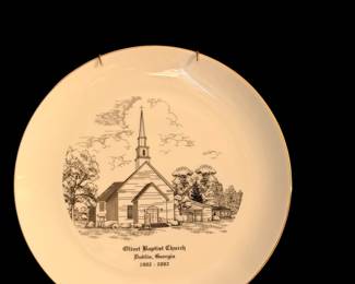Olivet baptist Church, Dublin, Georgia commemorativeplate