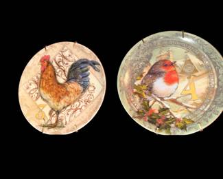 Pottery barn plates, the 12 days of Christmas