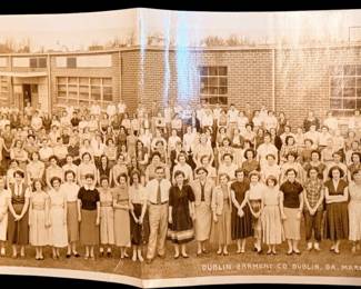 March 1956 Dublin garment company