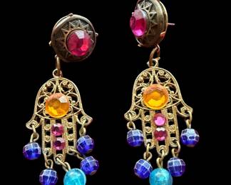 Costume jewelry earrings