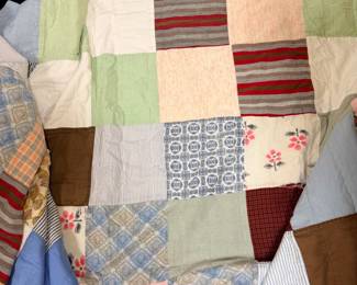 Handmade full-size quilt