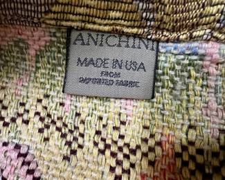 Anichini quenn bed cover w/matching shams 