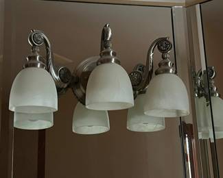 #18 -- Matching wall lighting w/3 lights -THIS IS AT A DIFFERENT LOCATION, ONLY 1 MINUTE AWAY FROM THIS WEEKENDS SALE 