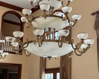 #1-- 3 Tier light fixture - Approx 5'3" tall -THIS IS AT A DIFFERENT LOCATION, ONLY 1 MINUTE AWAY FROM THIS WEEKENDS SALE 