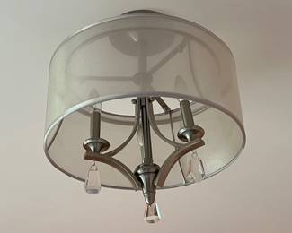 #10 -- Ceiling light -Approx 18"t