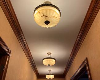 #5 -- 6 Matching ceiling light fixtures  -THIS IS AT A DIFFERENT LOCATION, ONLY 1 MINUTE AWAY FROM THIS WEEKENDS SALE 