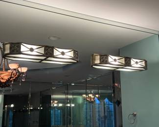 #21 -- Matchings Wall lighting - Approx 28"w X 5"t