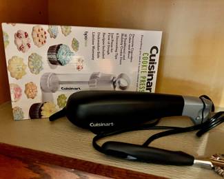 Cuisinart cookie press & Cuisinart elec. knife 