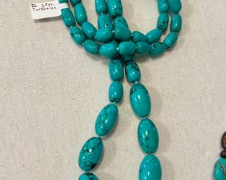 IL sterling and turquoise  necklace