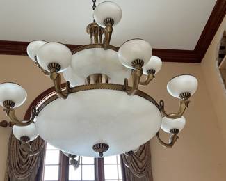 #2 -- Pair of matching light fixtures - Approx - 3'8"t X 3'6"w