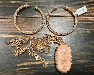 Kandra Scott Earrings & necklace 