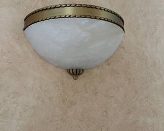 #14 -- Matching wall sconces - 10"t X 13"w  -THIS IS AT A DIFFERENT LOCATION, ONLY 1 MINUTE AWAY FROM THIS WEEKENDS SALE 