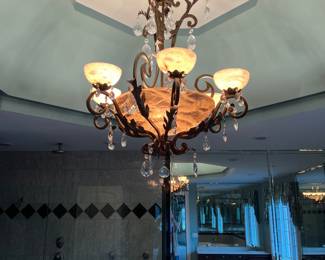 #9 --Chandelier-  Approx 3'5"
