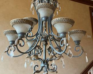 #11 -- Chandelier - Approx 4' tall -THIS IS AT A DIFFERENT LOCATION, ONLY 1 MINUTE AWAY FROM THIS WEEKENDS SALE 