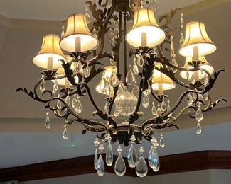 #8 -- Chandelier- 4'5" tall -THIS IS AT A DIFFERENT LOCATION, ONLY 1 MINUTE AWAY FROM THIS WEEKENDS SALE 