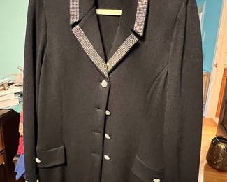 St. John evening jacket with rhinestones - size 10