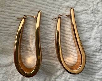 Milor 14k  over resin earrings