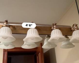 #19 -- Wall lighting w/ lights - Approx 4'6"w -THIS IS AT A DIFFERENT LOCATION, ONLY 1 MINUTE AWAY FROM THIS WEEKENDS SALE 