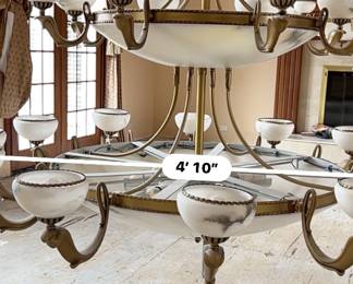 #1 -- 3 Tier light fixture - Approx 5'3" tall