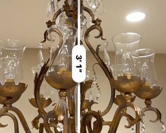 #7 -- Chandelier- Approx. 36"h X 25"w 
