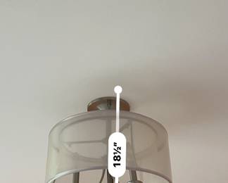 #10 -- Ceiling light -Approx 18"t