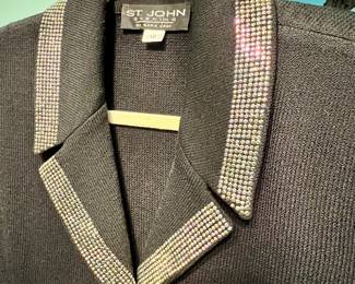 St. John evening jacket with rhinestones