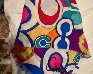 Coach silk scarf