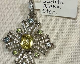 Judith Ripka Sterling pendant 