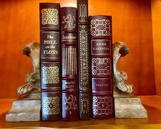 Easton Press - The Mill, Ivanhoe, Aesop's Fables, Anna Karenina 